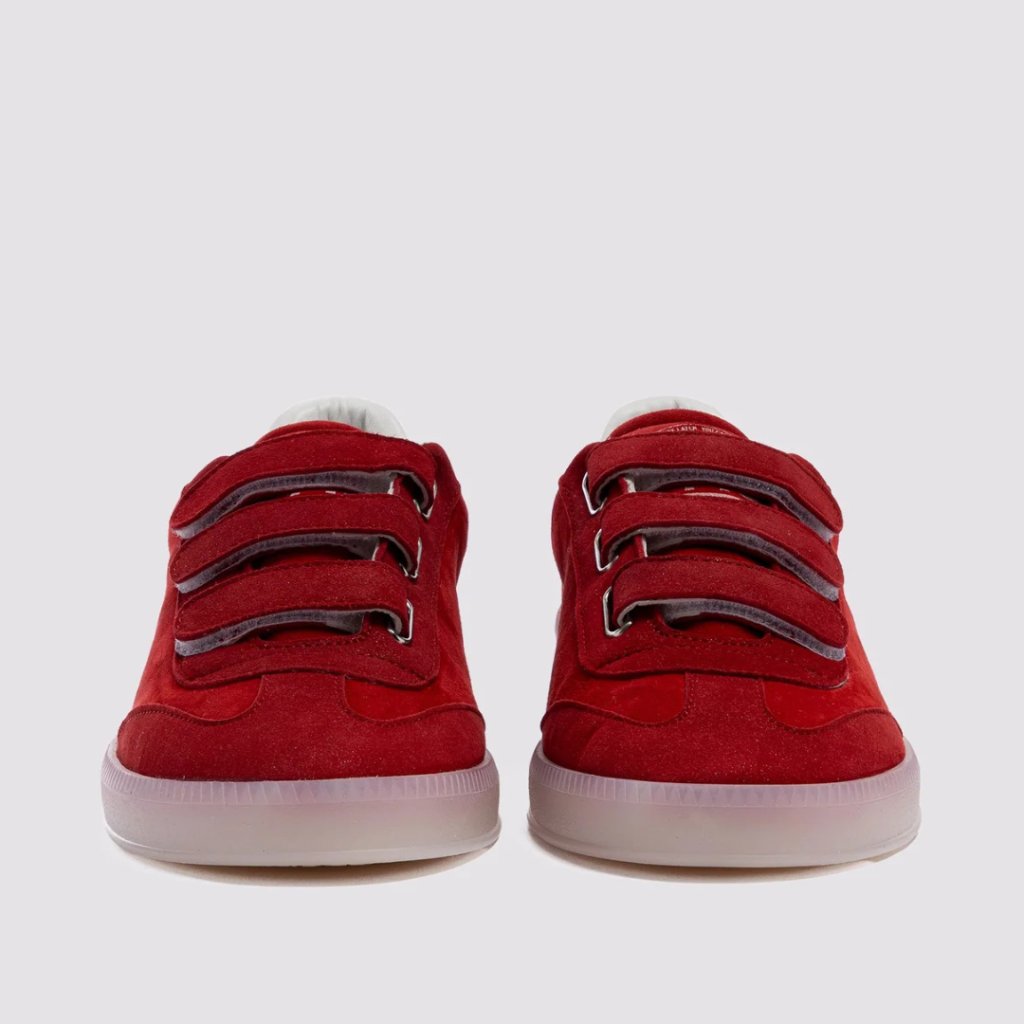 P448 Monza Velcro Sneaker In Coral Red — image 2 of 5
